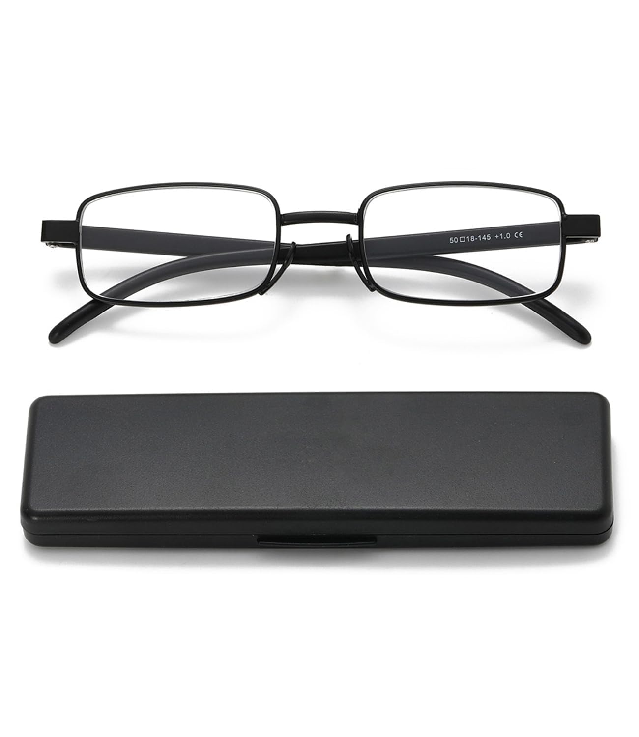 Hubeye Metal Square Occhiali da Lettura Metallo Anti Luce Blu