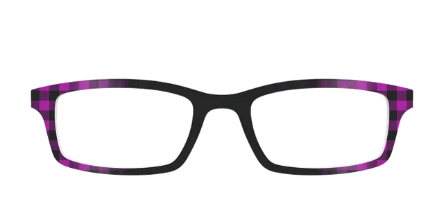 Pair Eyewear Solid Tops Reimagined Plaid top magnetico