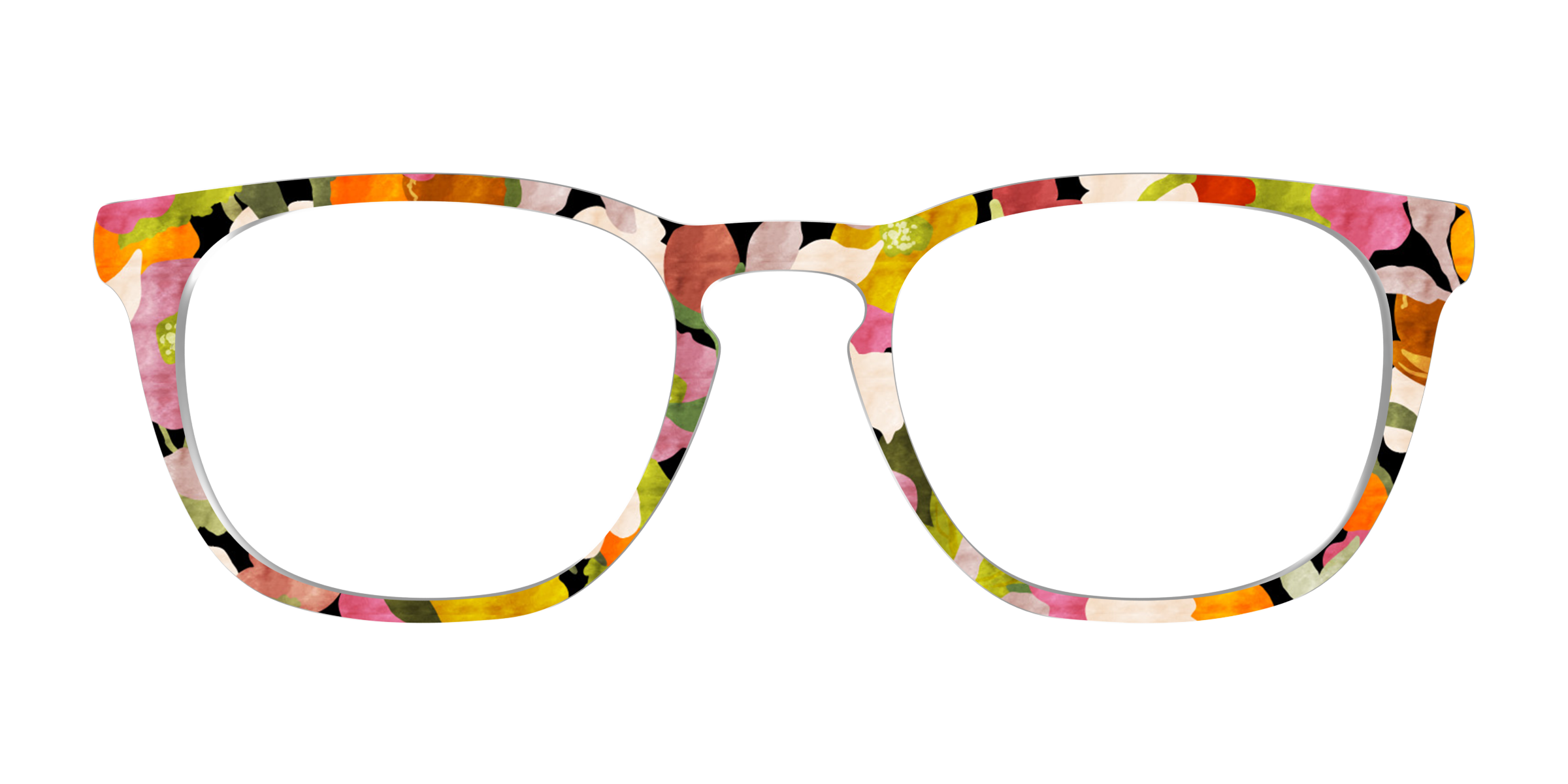 Pair Eyewear Design Tops Fallen Leaves Camouflage top mimetico