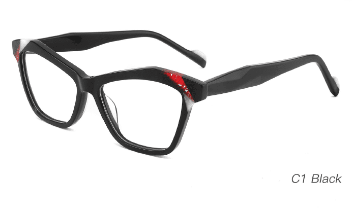 Ouyuan NOA23008 montatura occhiali acetato colorata