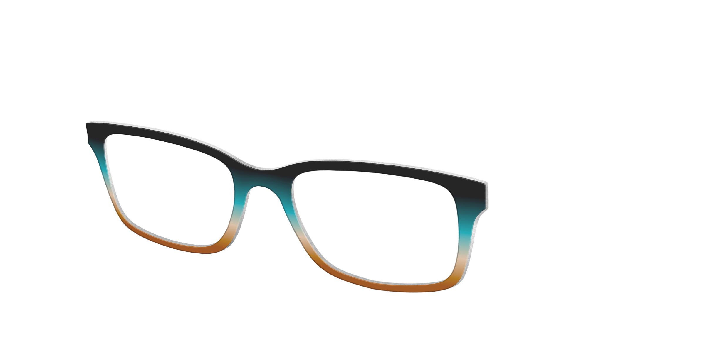 Pair Eyewear Solid Onyx Rust Gradient top occhiali SE3
