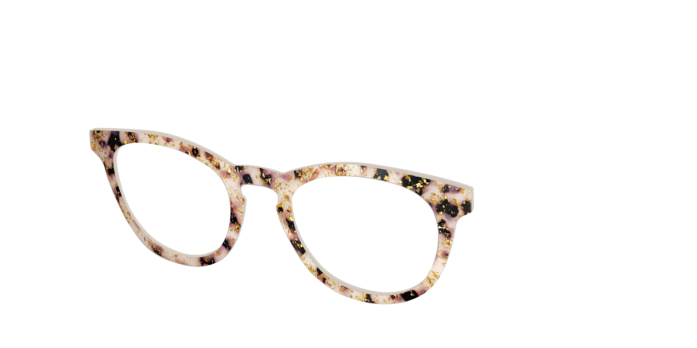 Pair Design Tops Buttercream Tortoise top occhiali tartarugato oro