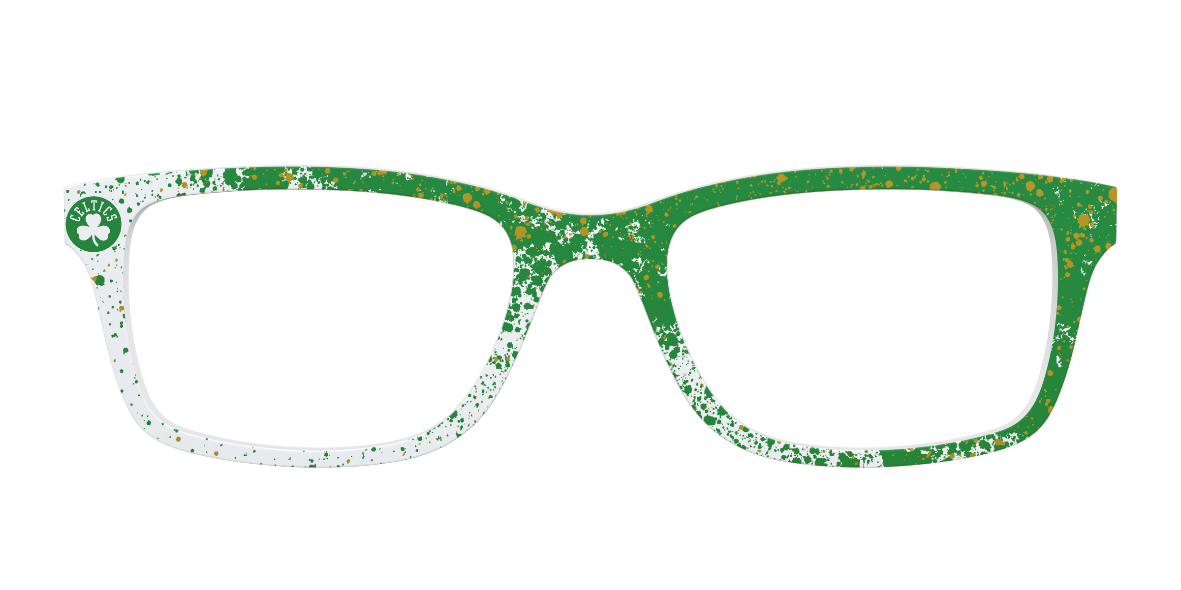 Pair Eyewear School Spirit Celtics Splatter top occhiali