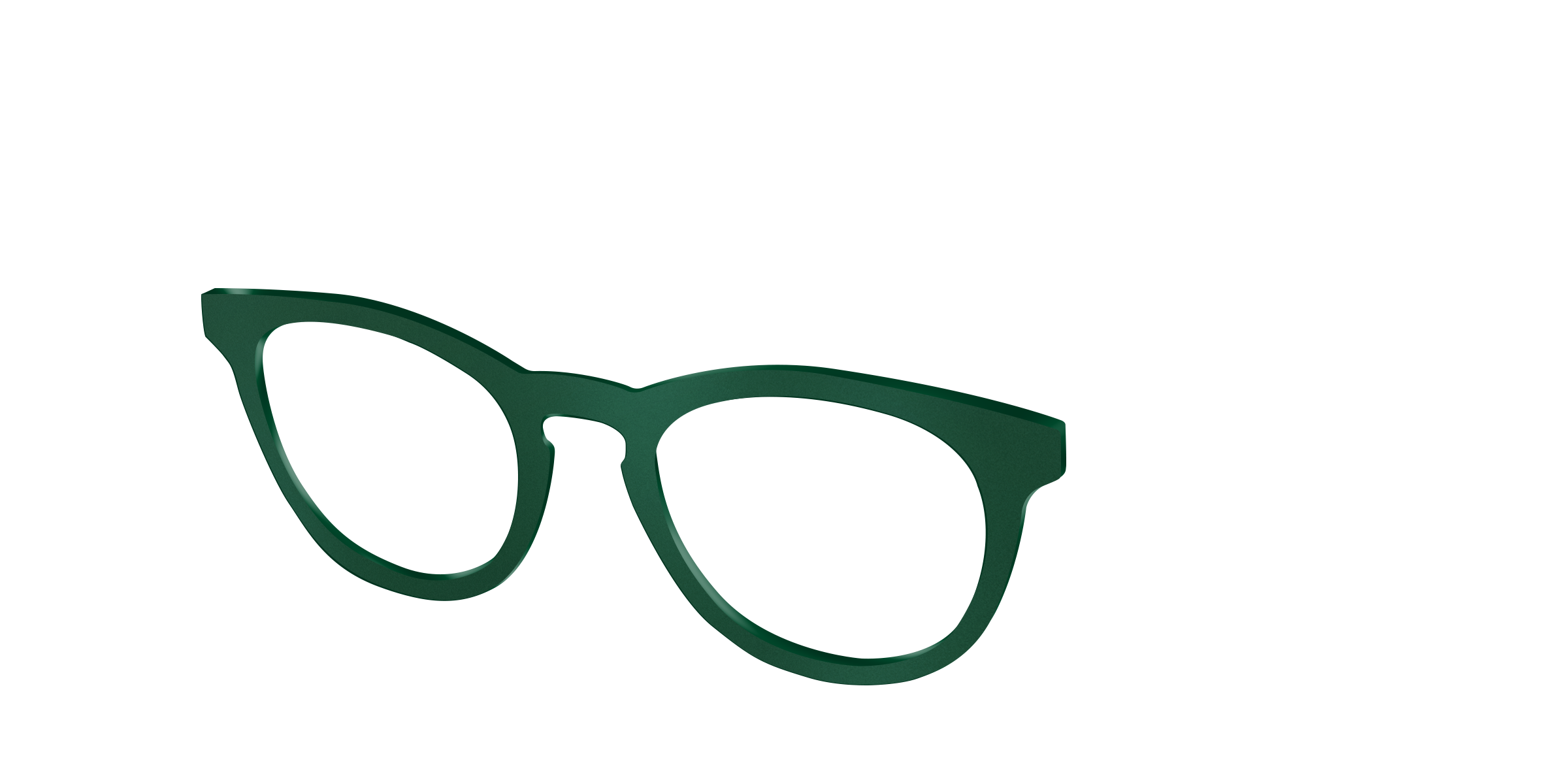 Pair Eyewear Design Tops The Matte Spruce top verde opaco