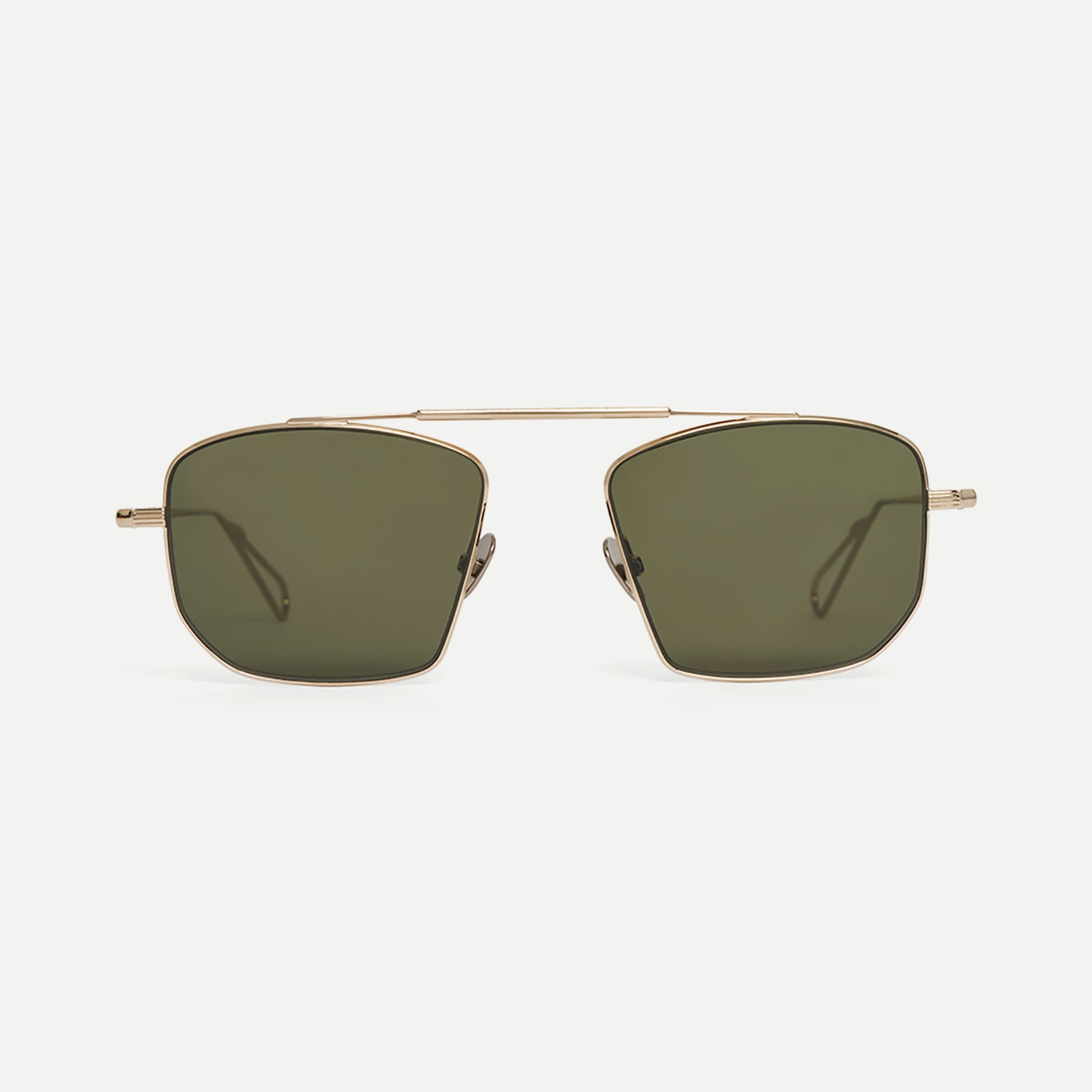 Ahlem New York occhiali da sole peony gold blu metallo