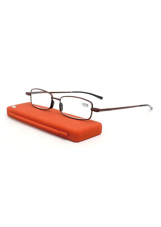 Ouyuan Reading Glasses JH9028 occhiali da lettura neri rettangolari