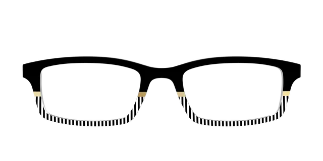 Pair Eyewear Design Tops Chic Stripes Crystal top per occhiali