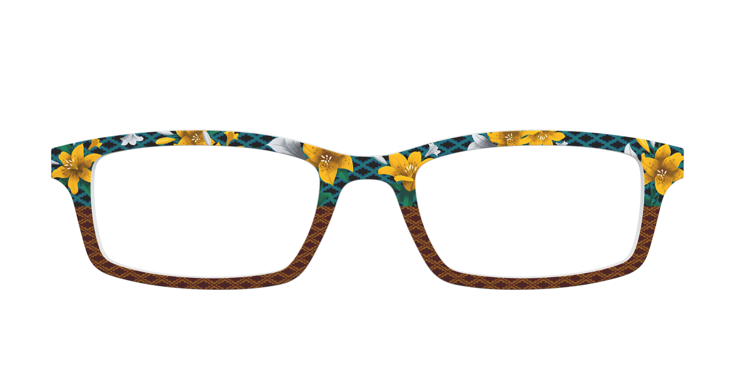 Pair Eyewear Collabs Lily Lattice top occhiali FK2