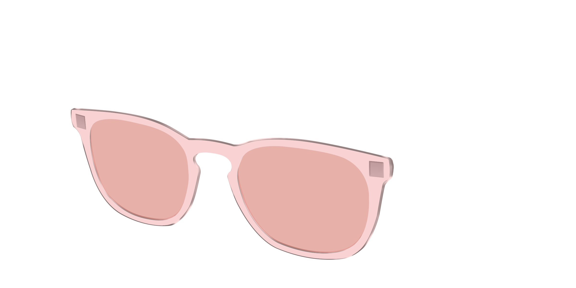 Pair Eyewear Design Tops Pink Crystal top rosa 269
