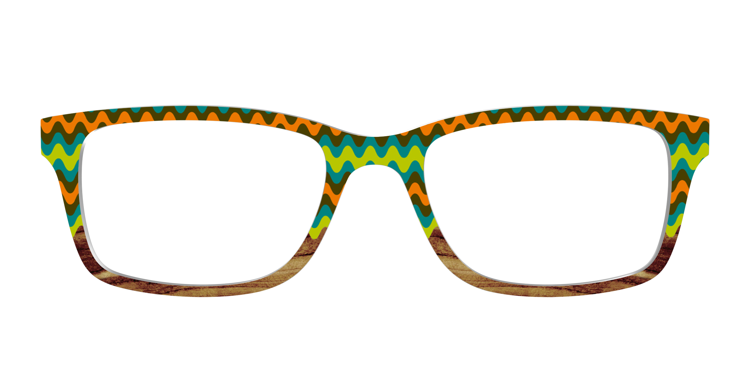 Pair Eyewear Design Tops The Woodgrain Waves top occhiali DE11