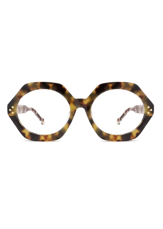 Ouyuan YD1203 occhiali da vista geometrici donna acetato