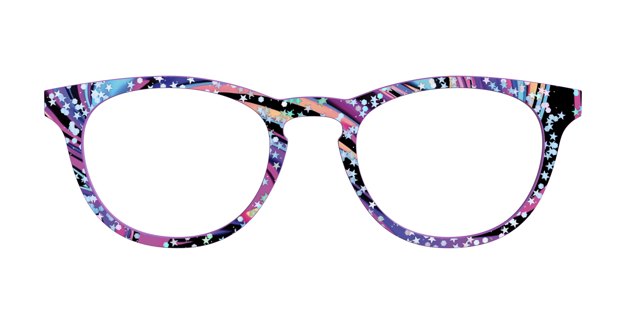 Pair Eyewear Design Tops Vaporwave Marble top glitter