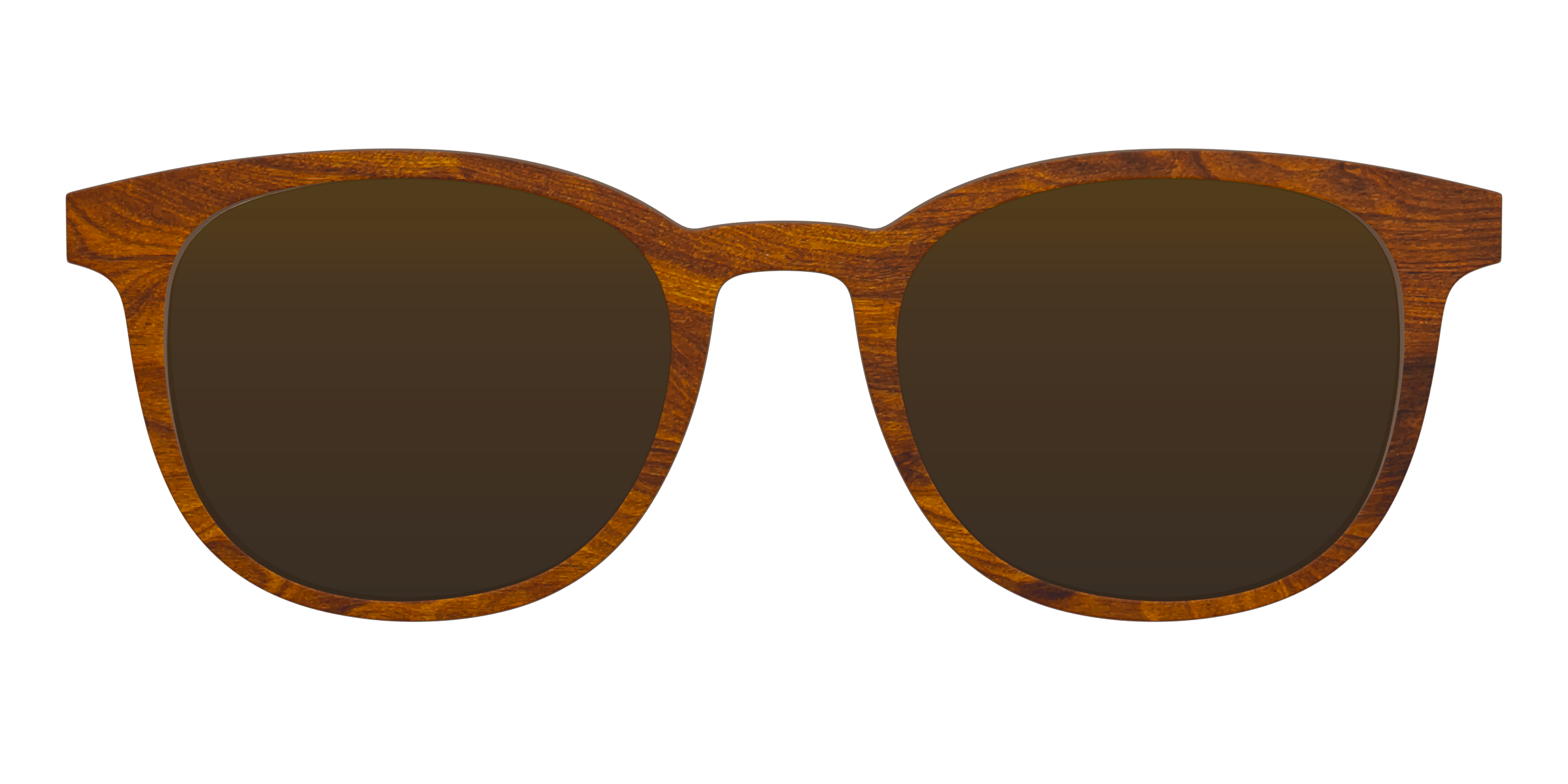 Pair Eyewear Sun Tops The Polarized Woodgrain clip sole marrone