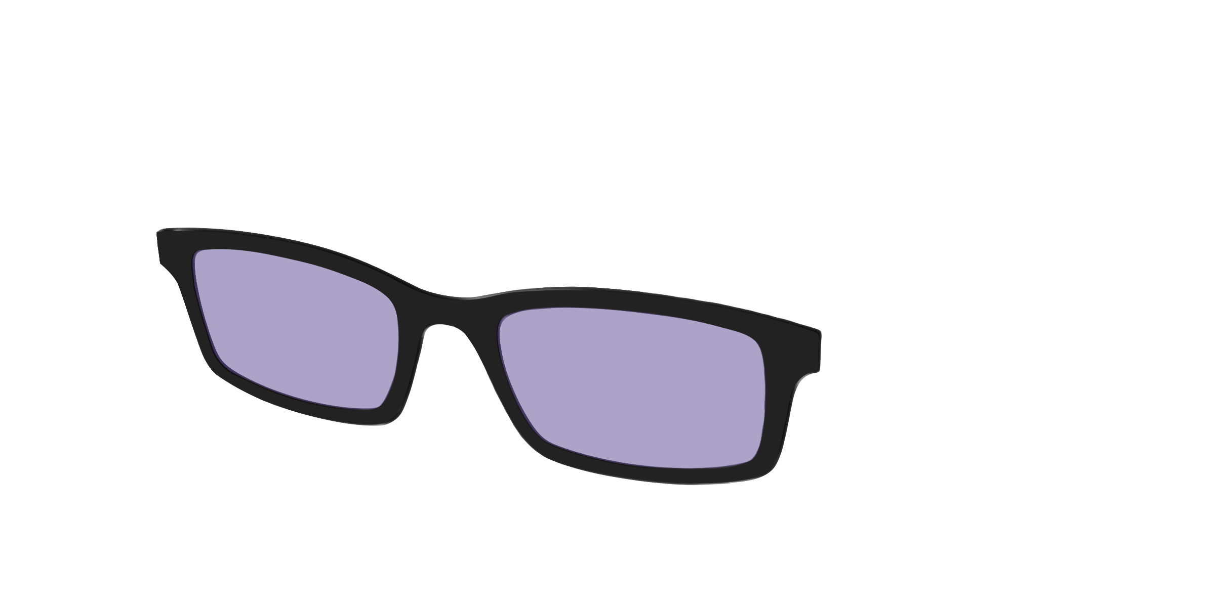 Pair Eyewear Design Black Celestial Purple top sole Serra viola
