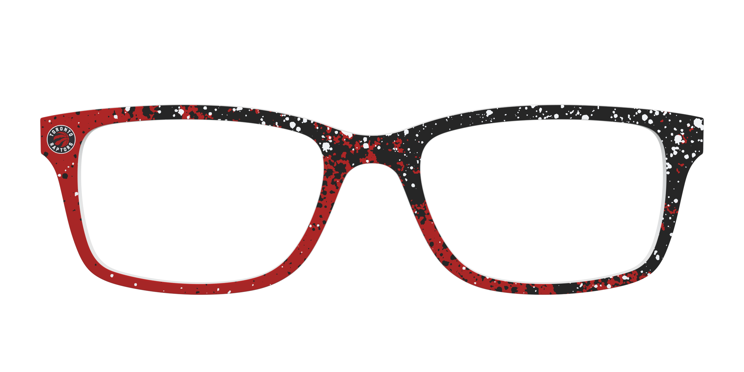 Pair Eyewear School Spirit The Raptors Splatter top magnetico NBA