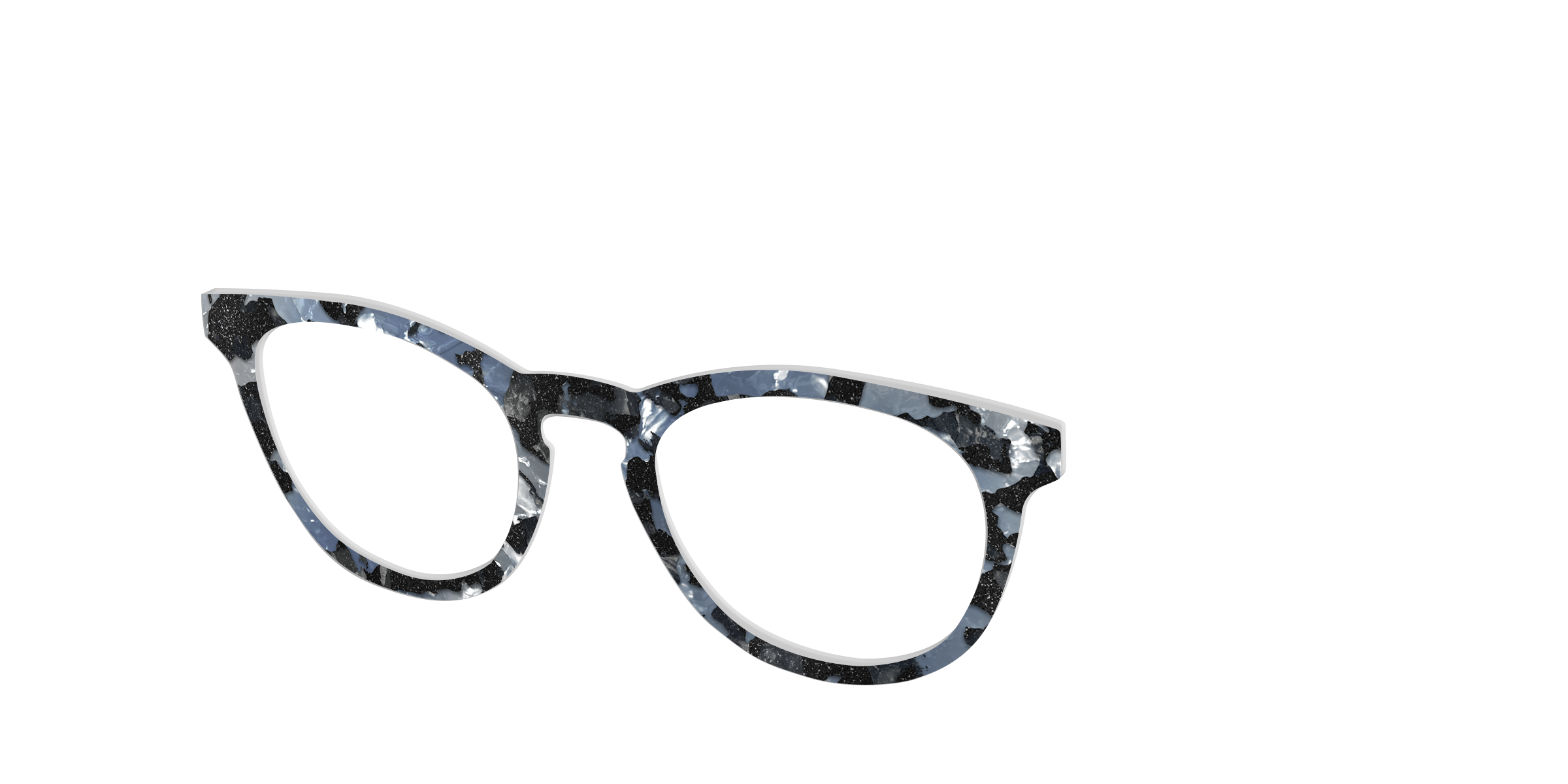Pair Eyewear Design Tops Obsidian Pearl Tortoise top marrone