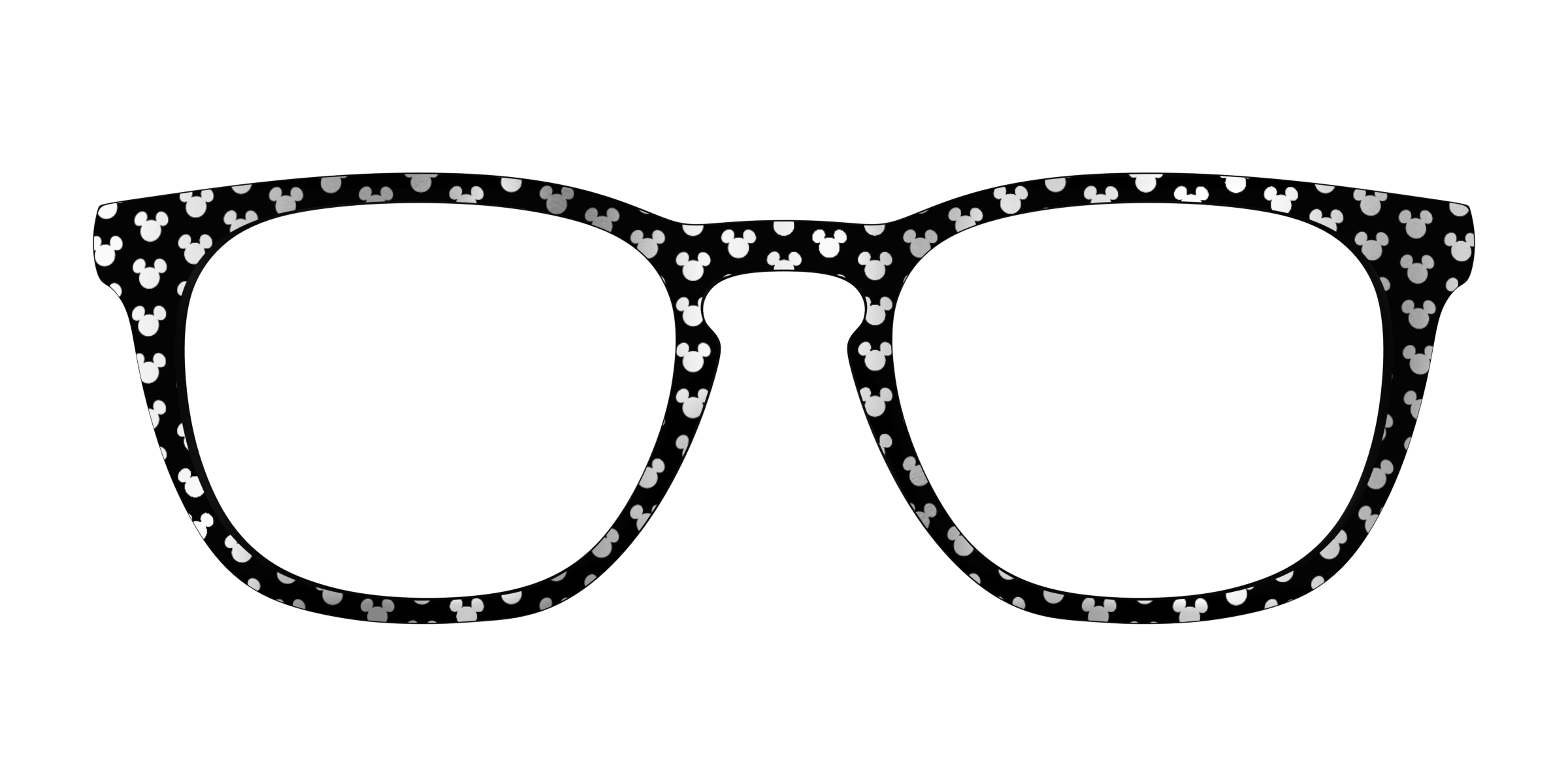 Pair Eyewear Collabs Silver Foil Mickey top per occhiali