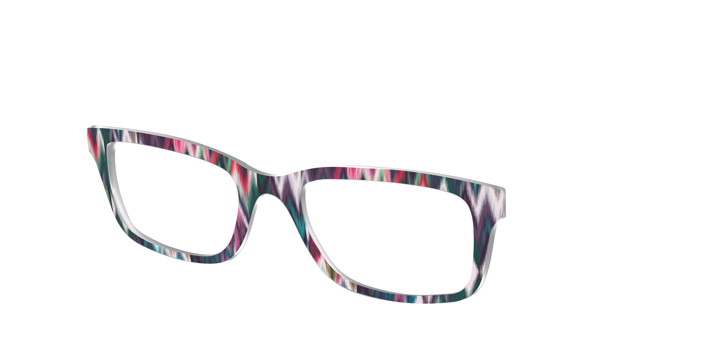 Pair Eyewear Design Tops The Teal Ikat top occhiali AT23