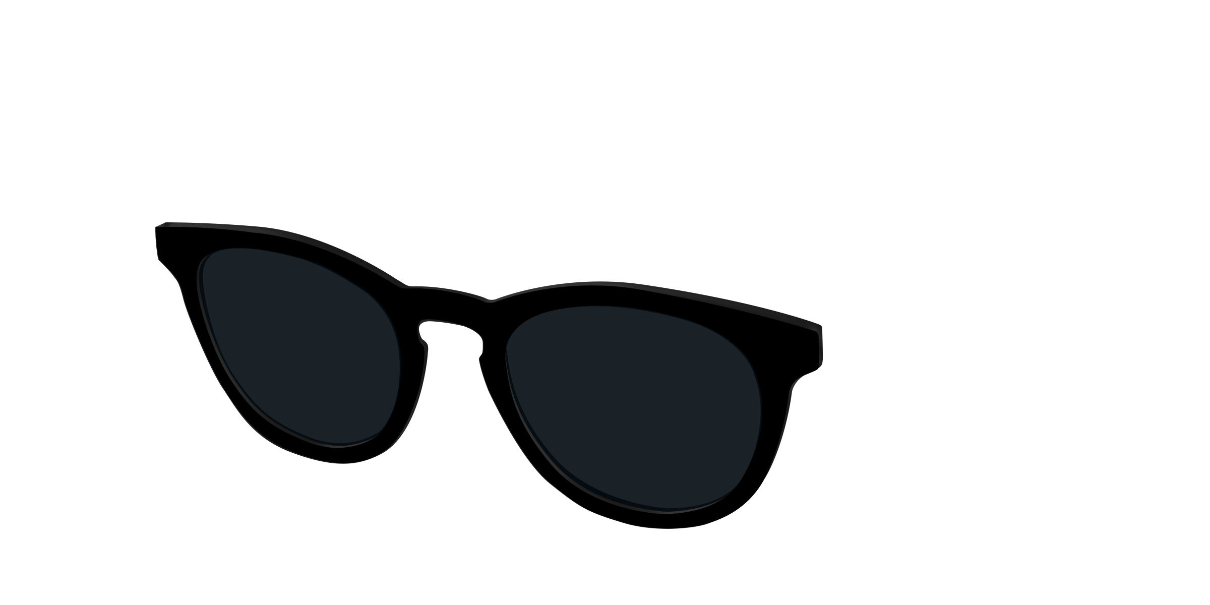 Pair Eyewear Sun Tops Non-Polarized Black top per occhiali nero
