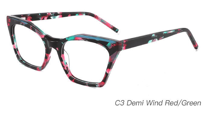 Ouyuan NOA23012 montatura occhiali acetato colorata 52-18-145
