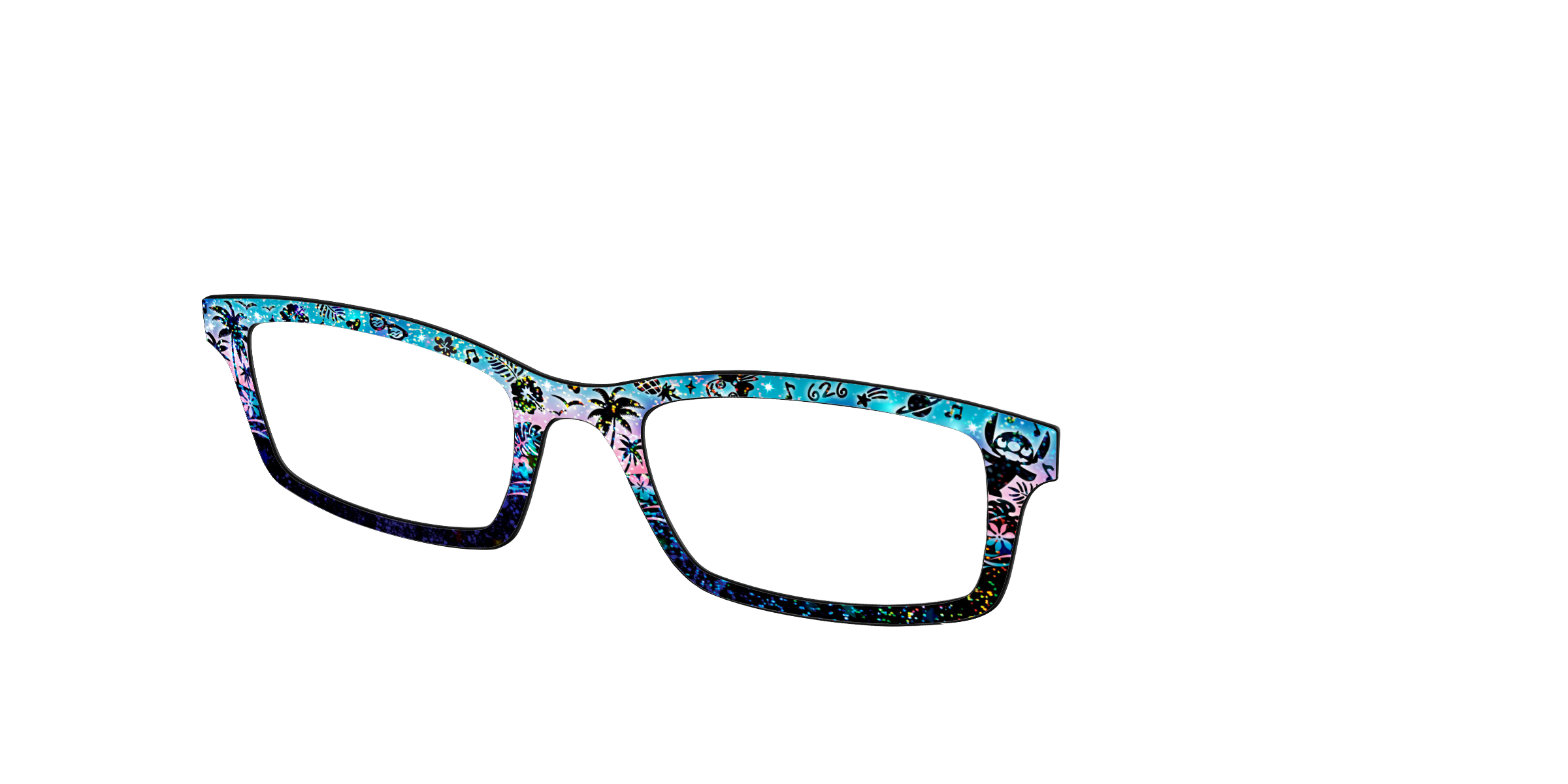 Pair Eyewear Collabs Catching Waves After Dark Holographic top magnetico olografico