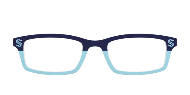 Pair School Spirit The Kraken Split topper occhiali per Cedro NHL