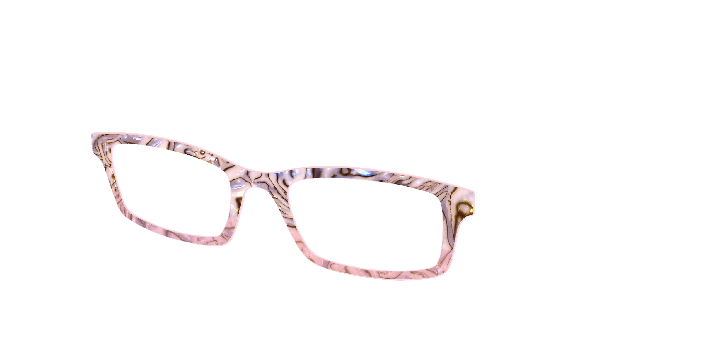 Pair Eyewear Design Tops Pink Conch Shell Pearl top 589