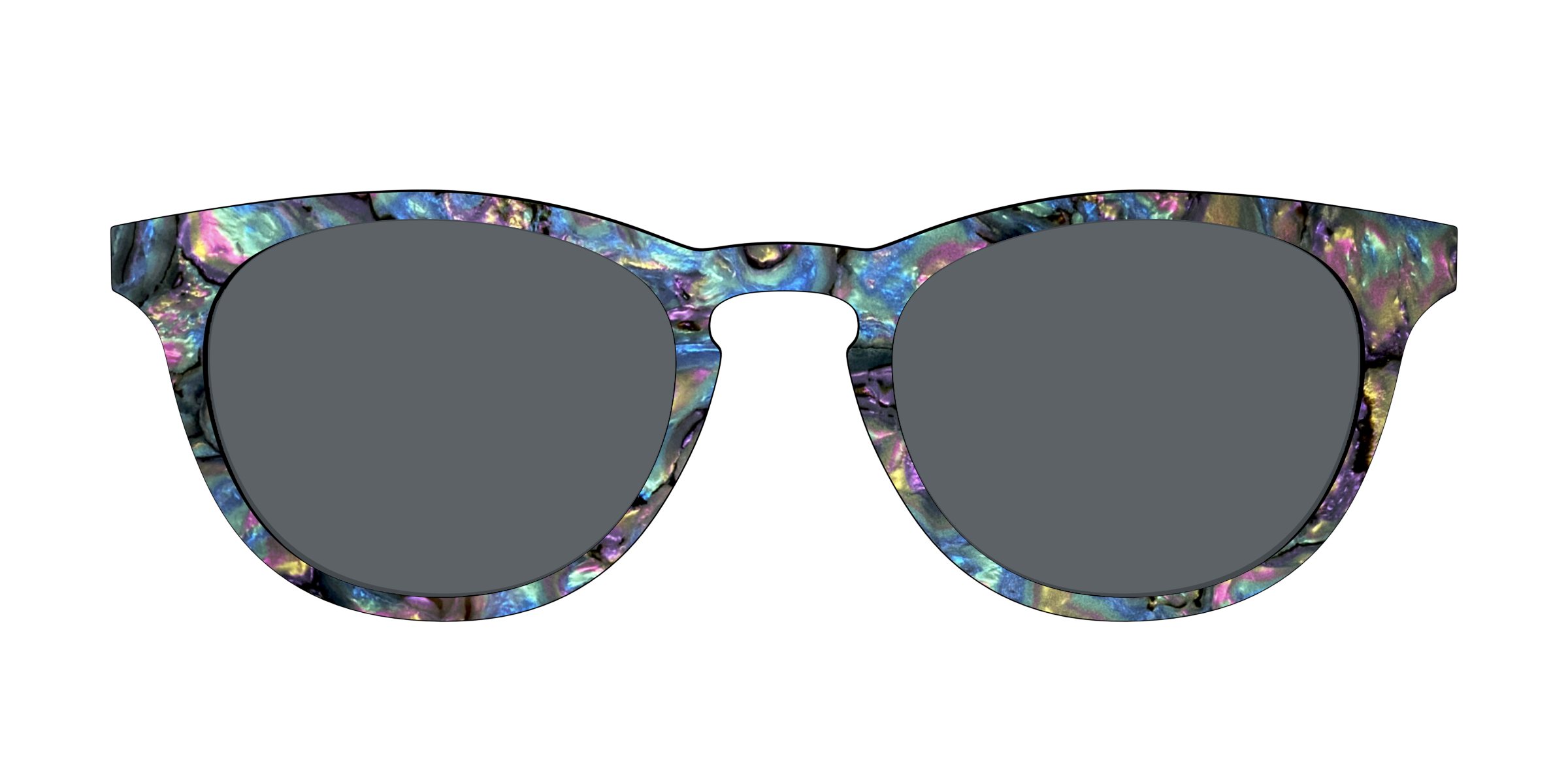 Pair Eyewear Sun Tops Midnight Abalone top sole polarizzato
