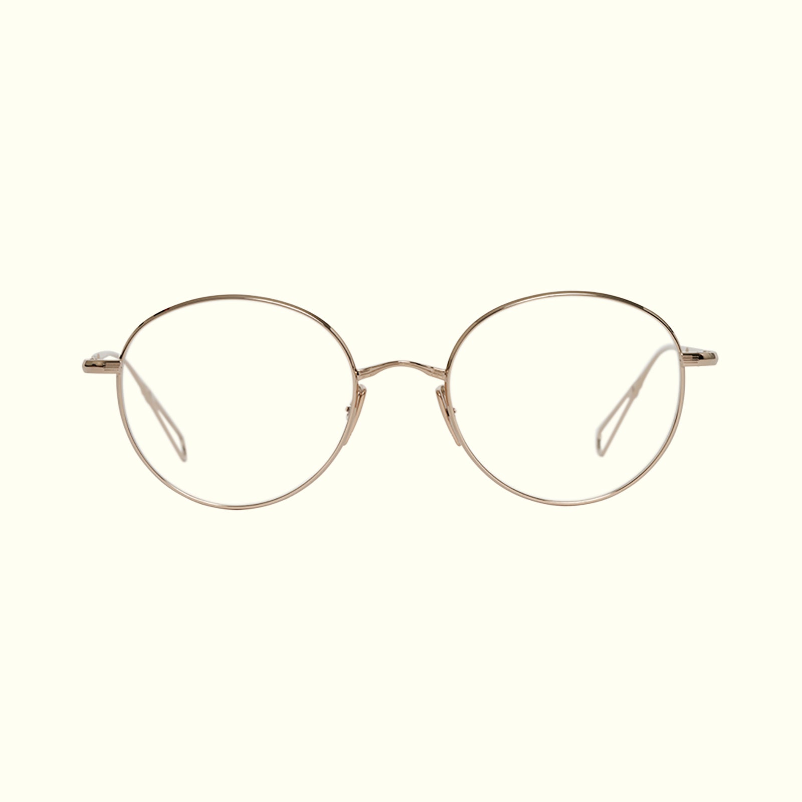 Ahlem Optical Bolivar occhiali da vista champagne titanio