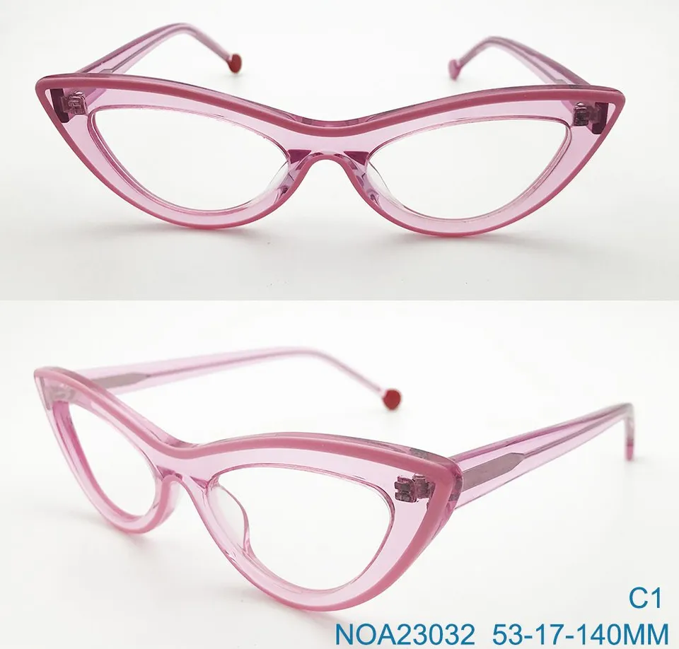 Ouyuan Glasses Frames NOA23032 C1 occhiali acetato 53-17-140