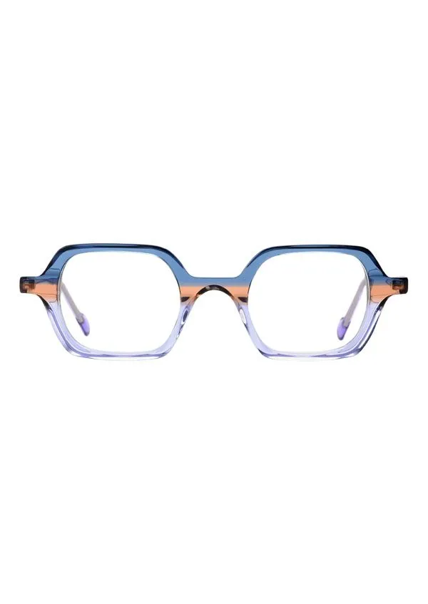 Ouyuan 2159 montatura esagonale acetato traslucido