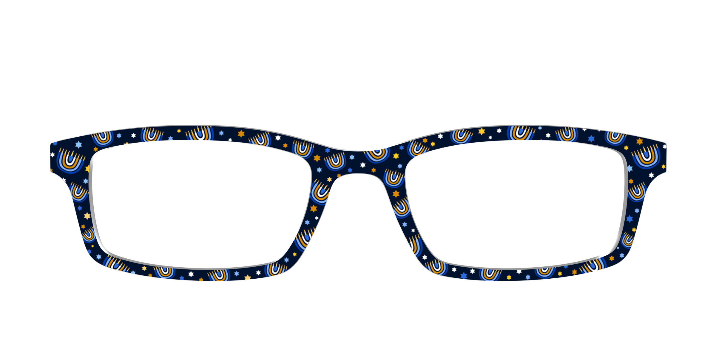 Pair Eyewear Design Tops Hanukkah Menorahs top per occhiali festa