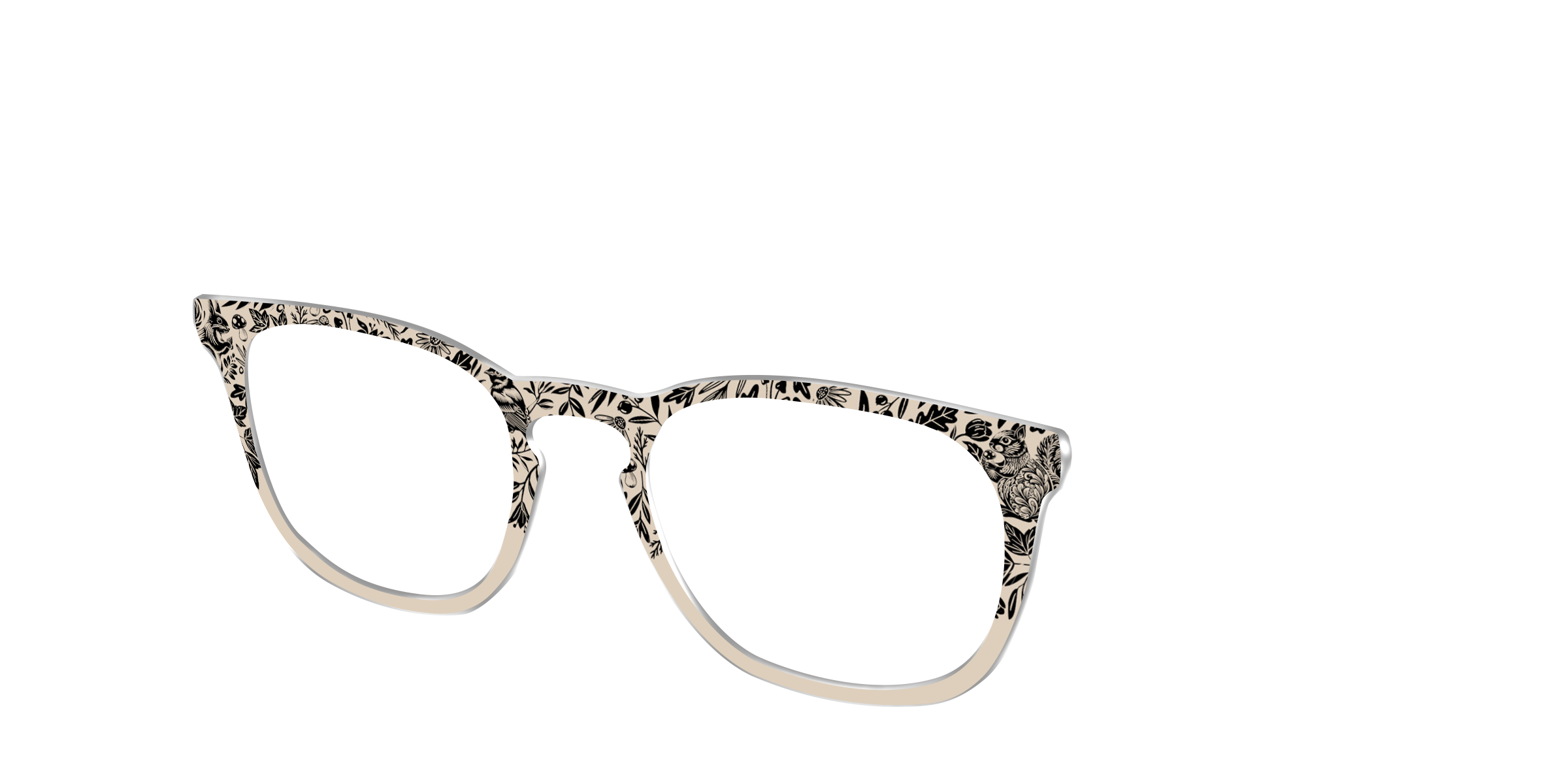 Pair Eyewear Design Tops Woodcut Squirrels top scoiattoli