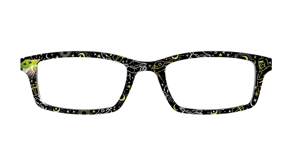 Pair Eyewear Collabs Celestial Grogu top occhiali azzurro