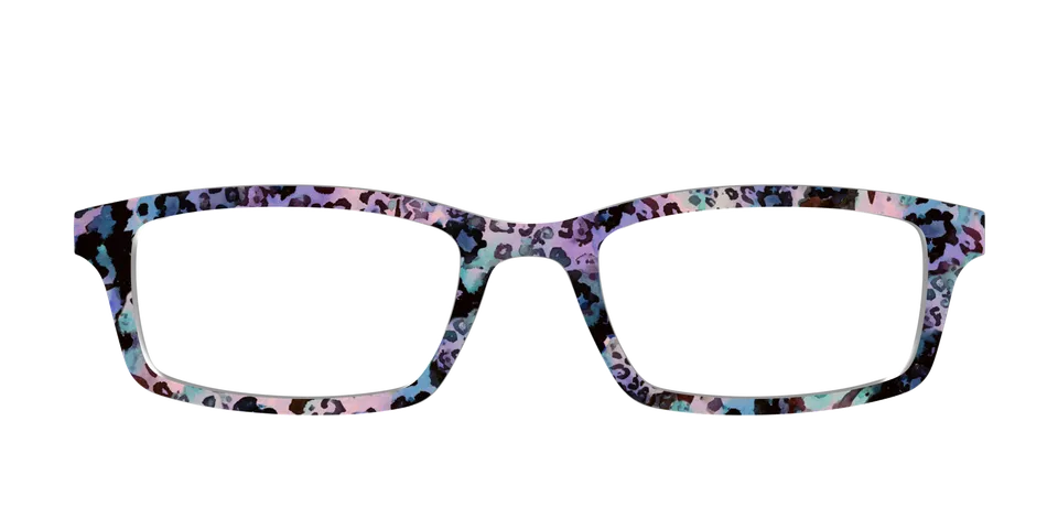 Pair Eyewear Design Tops Alluring Animal Print Mix top SU04
