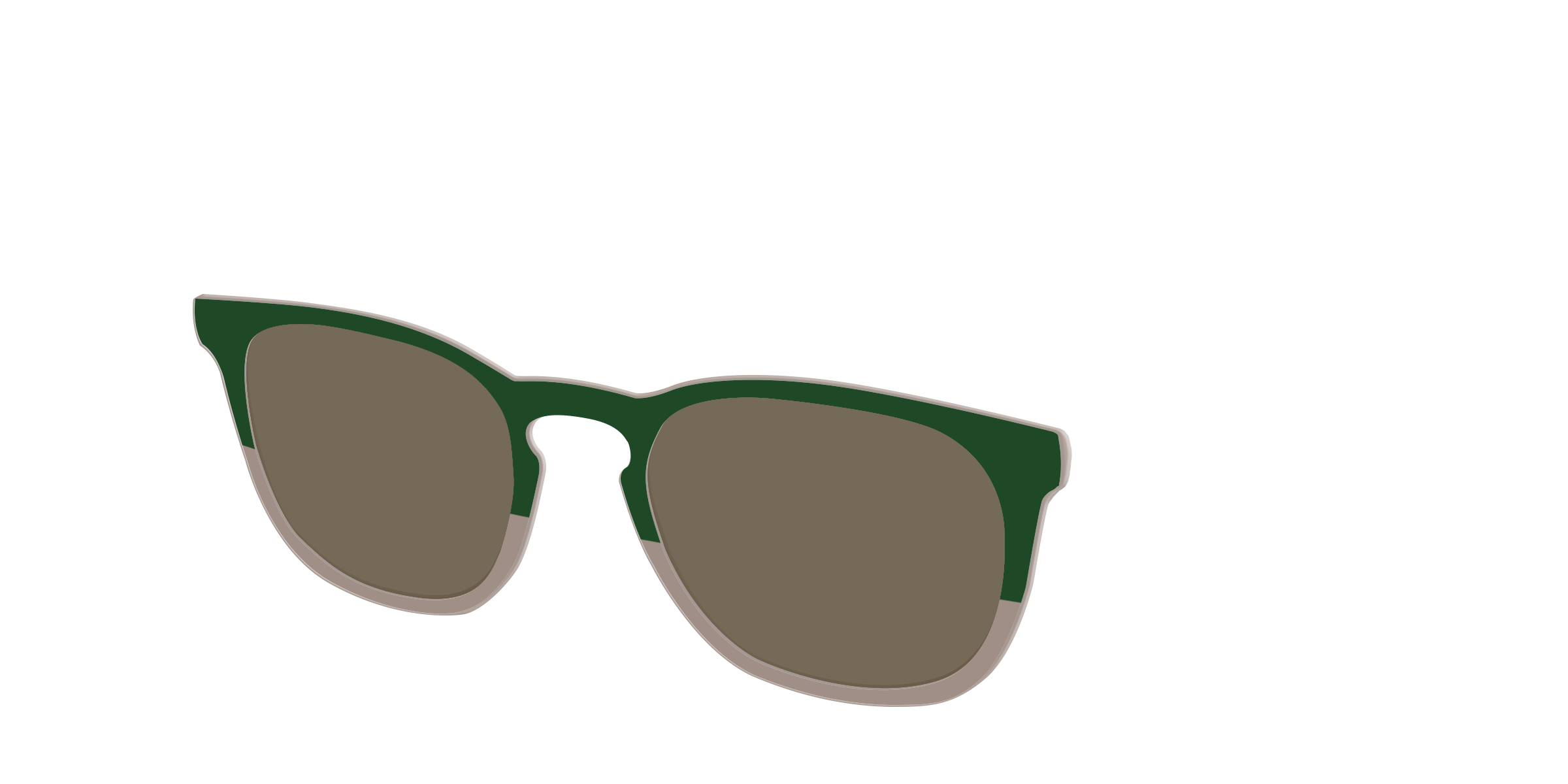 Pair Eyewear Sun Tops Cedar Sap Crystal top sole Cedro