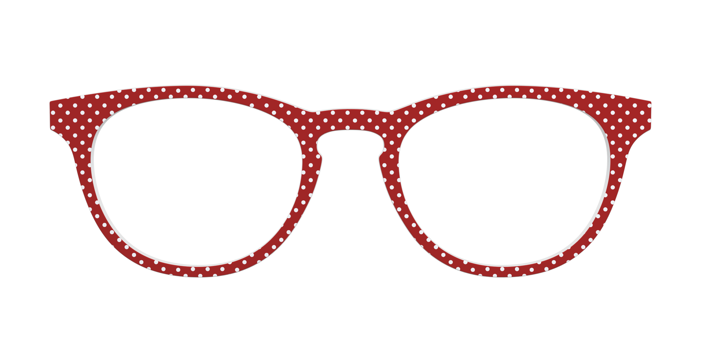 Pair Eyewear Solid Tops The Ruby Pin Dot top magnetico