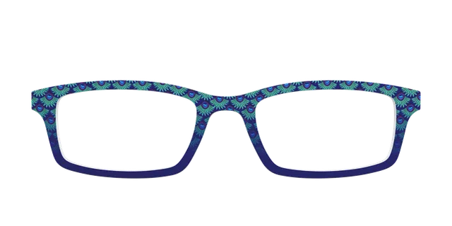Pair Eyewear Collabs Peacock Scallop top FK12