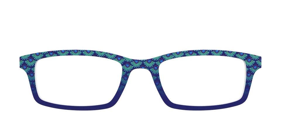 Pair Eyewear Collabs Peacock Scallop top FK12