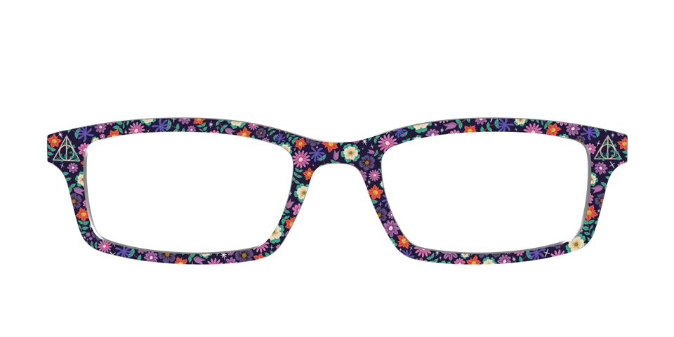 Pair Eyewear Collabs Deathly Hallows Floral top magnetico