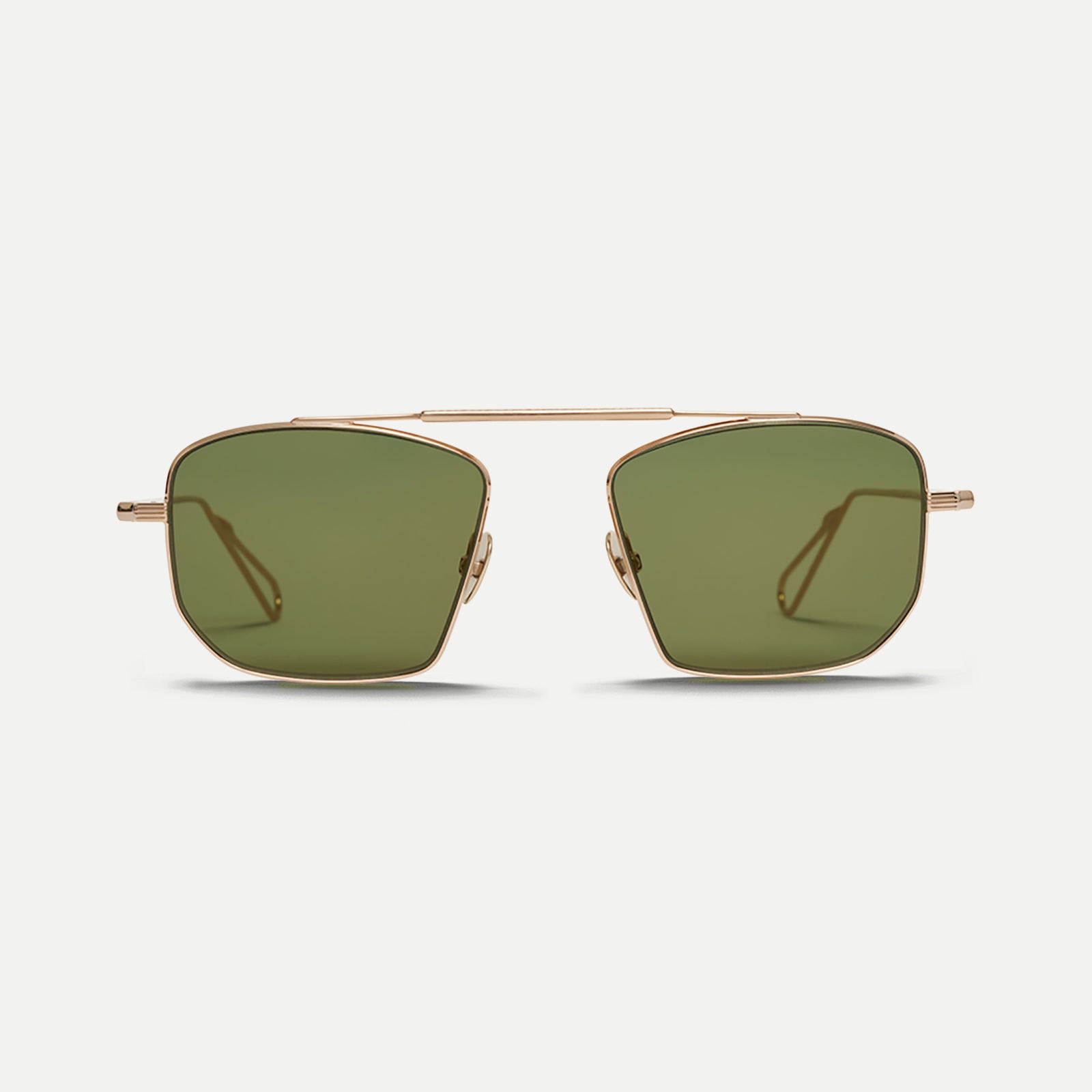 Ahlem New York occhiali da sole peony gold blu metallo
