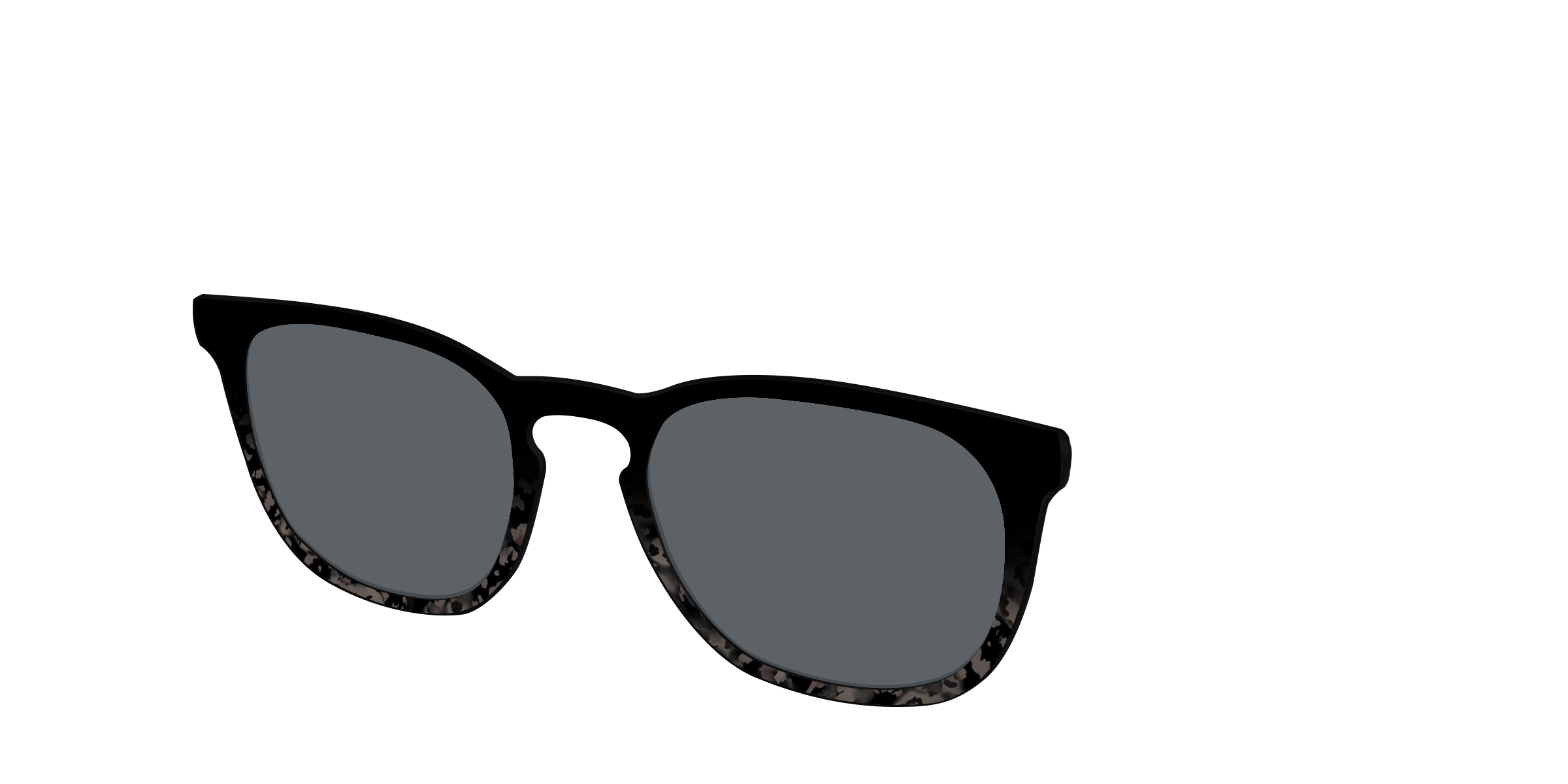 Pair Eyewear Sun Tops Polarized Shaded Tortoise top sole 553