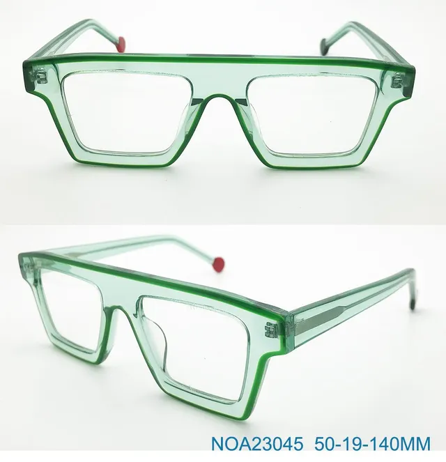 Ouyuan NOA23045 montatura occhiali acetato vista 50-19-140