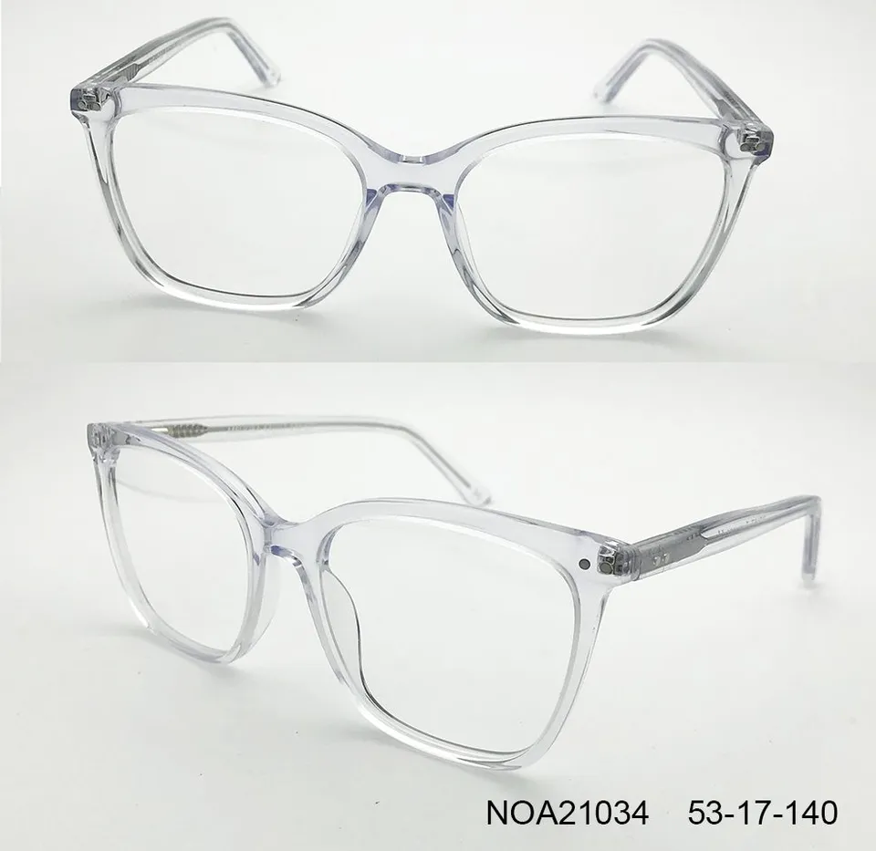 Ouyuan NOA21034 montatura occhiali grigio quadrata 53