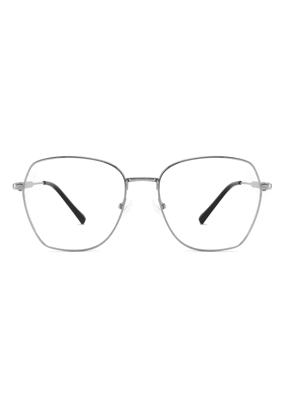 Ouyuan CH6106 occhiali da vista grandi acciaio fantasia