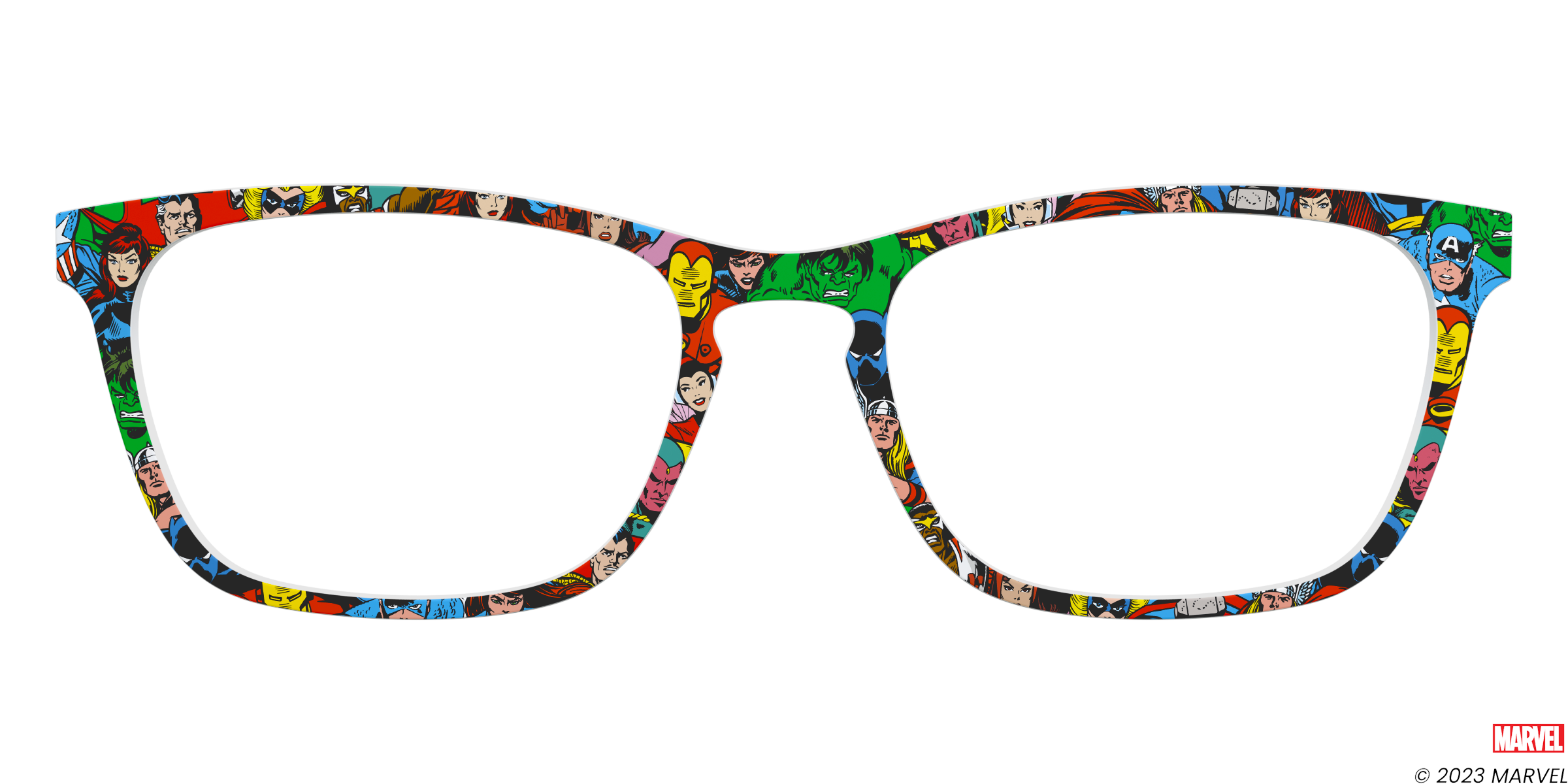 Pair Eyewear Collabs The Avengers Assemble top occhiali MR7