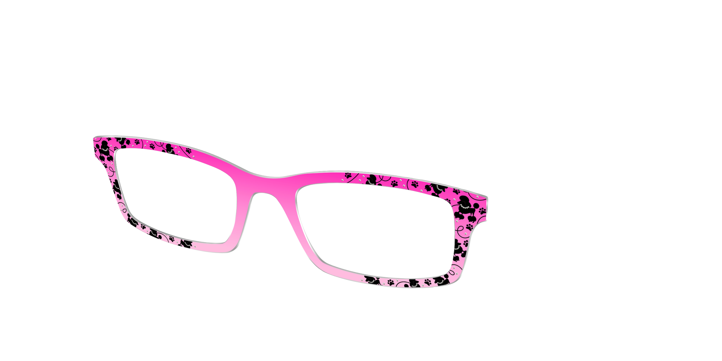 Pair Eyewear Sock Hop Pups topper occhiali DE03 cani