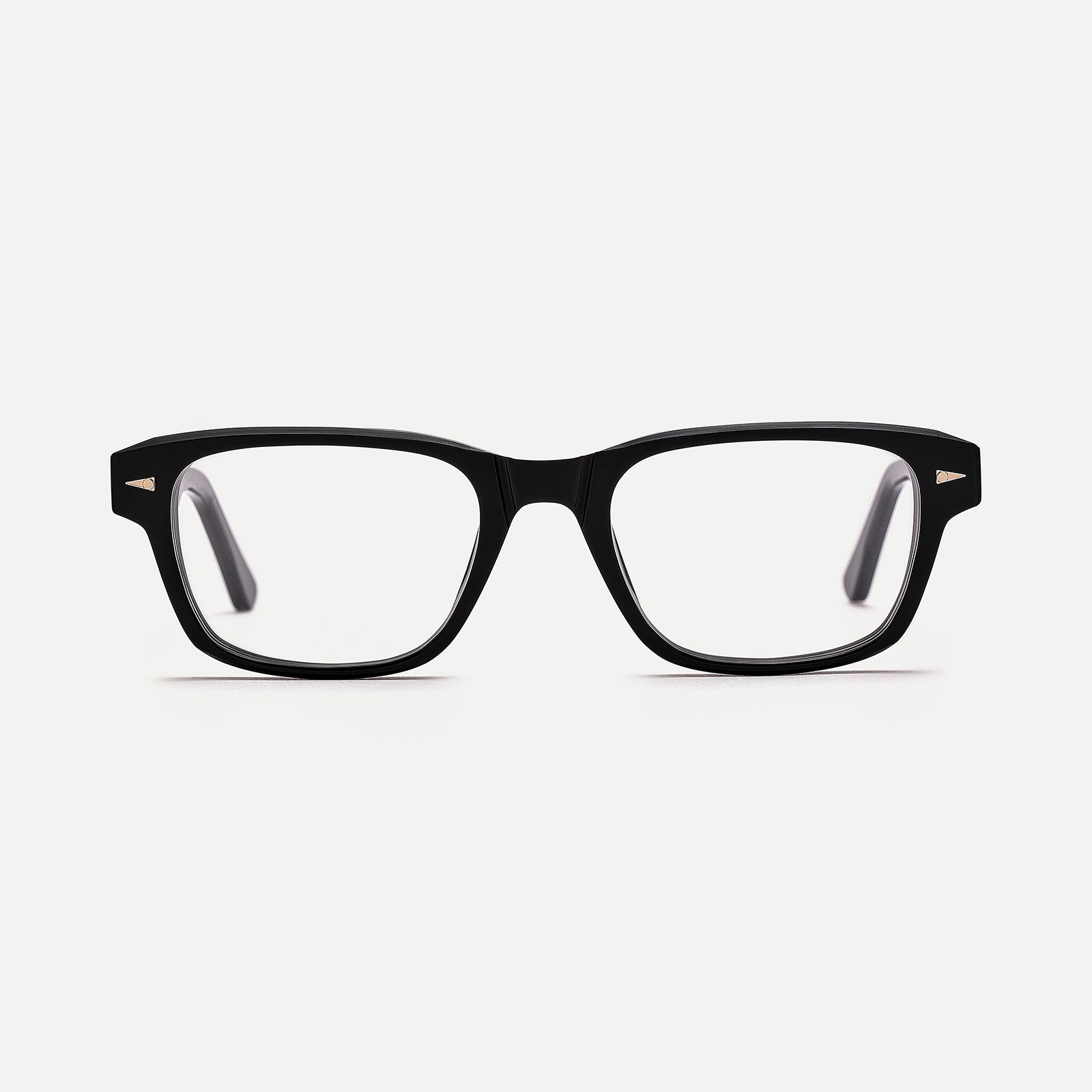 AHLEM Rousseau occhiali da vista black rettangolari acetato