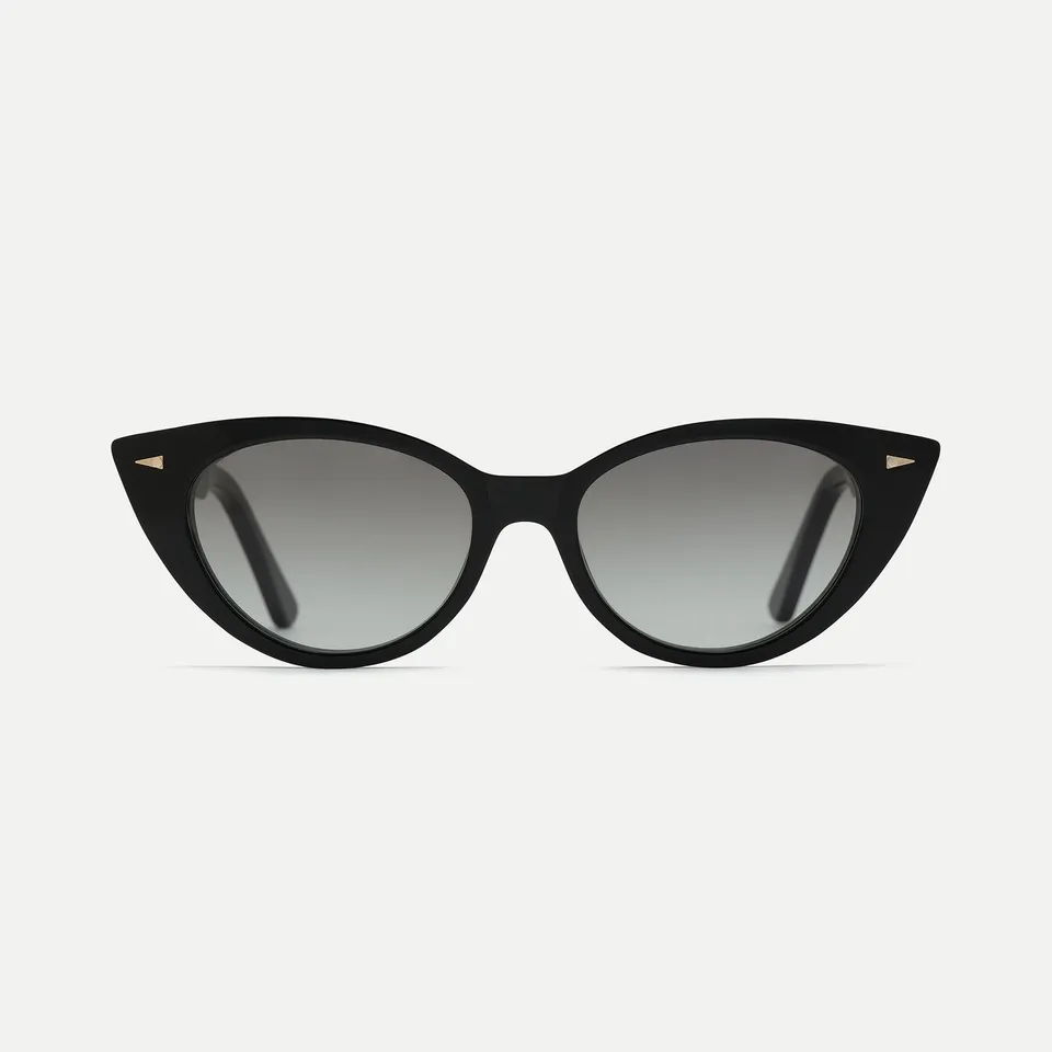 AHLEM Gambetta occhiali da sole nero verde gradiente