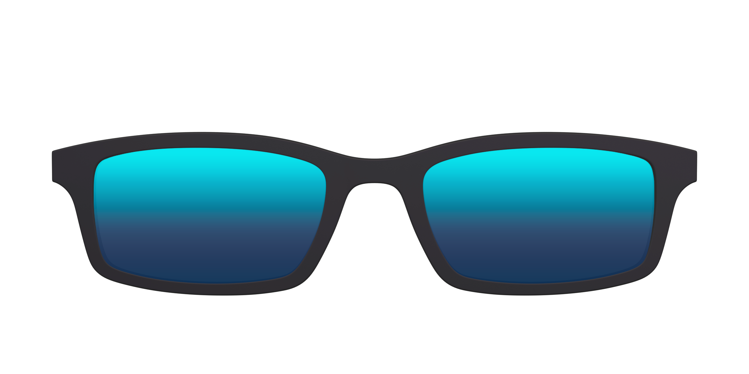 Pair Eyewear Sun Tops Blue Reflective top sole polarizzato blu